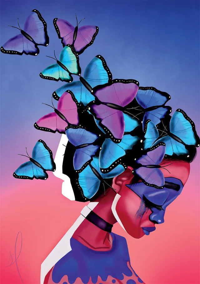 buffalo-games-vivid-mariposas-300-teile-puzzle-schmetterling image 1