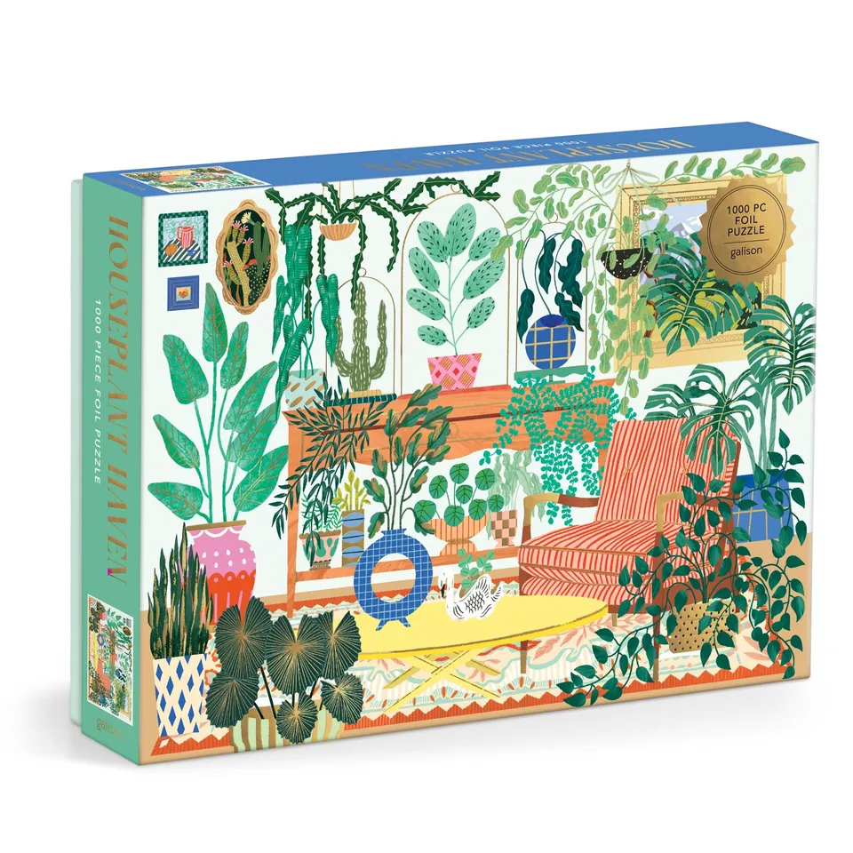 galison-houseplant-haven-1000-teile-puzzle-folie-pflanzen image 1