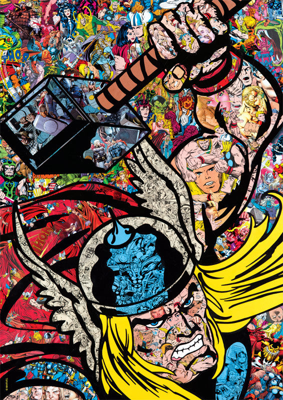 buffalo-games-marvel-thor-collage-500-teile-puzzle-mit-poster image 3