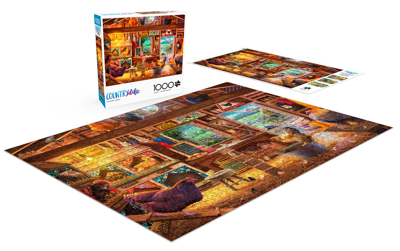buffalo-games-country-ladies-puzzle-1000-teile-h-hner image 5