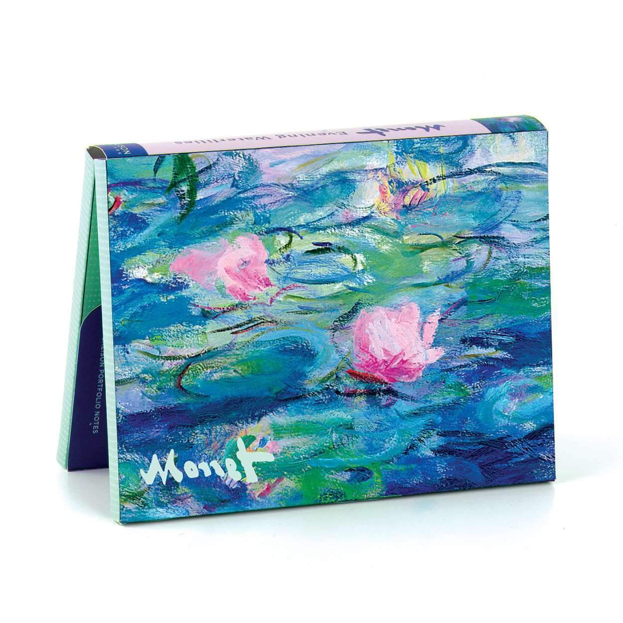 galison-monet-waterlilies-portfolio-gru-karten-12er-set image 2