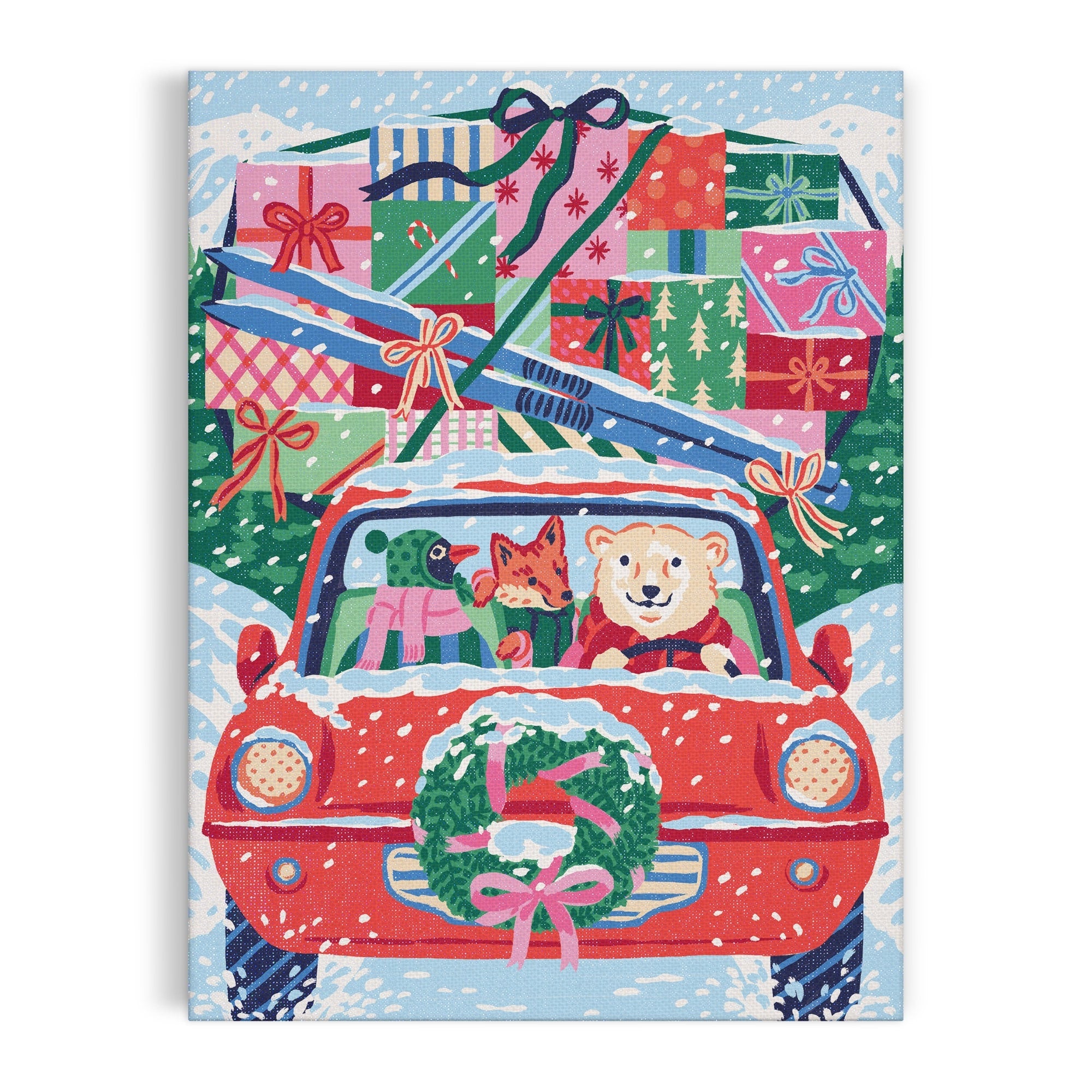 galison-christmas-joyride-malen-nach-zahlen-set-9x12-b-r-weihnachten image 5