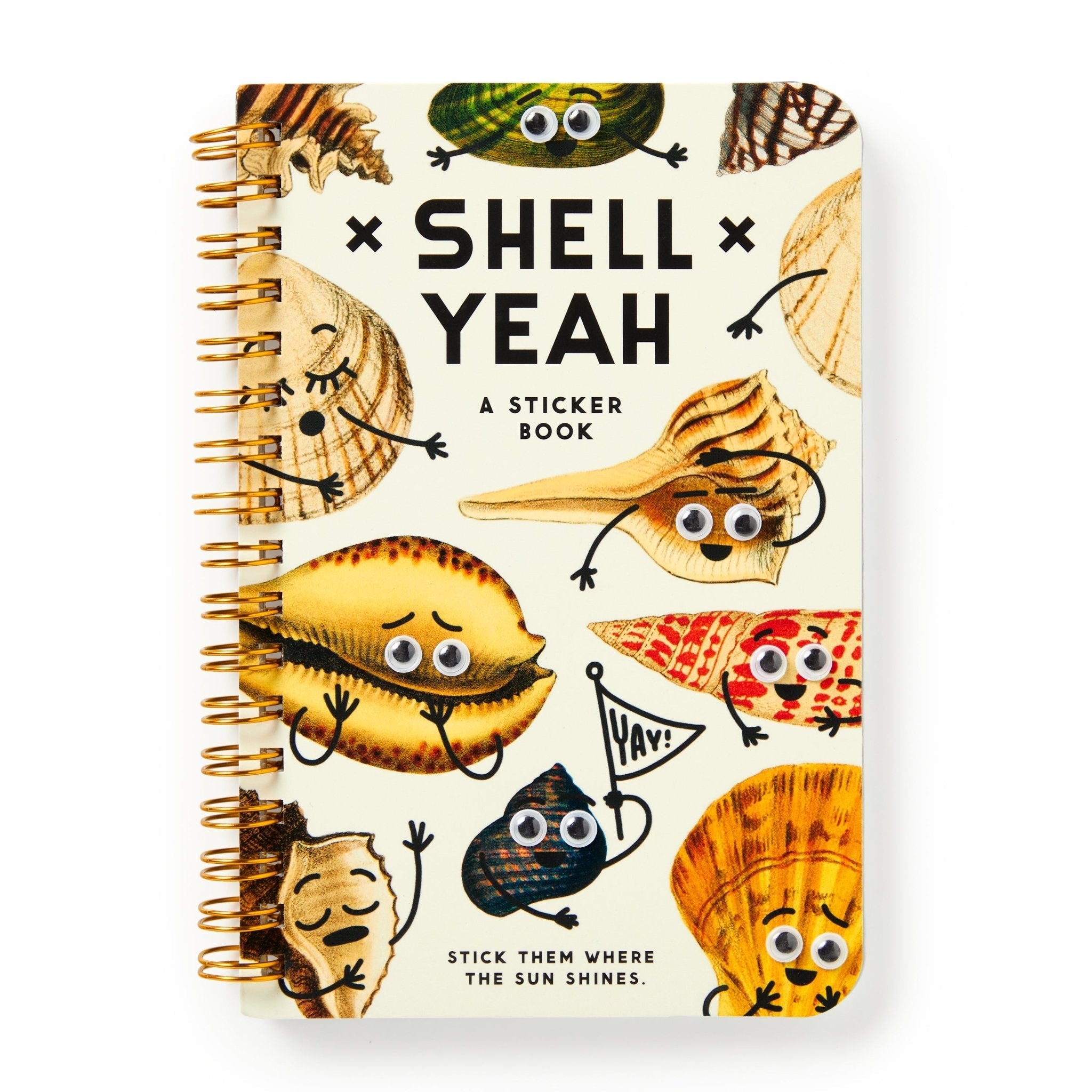 galison-shell-yeah-stickerbuch-muscheln-20-seiten image 2