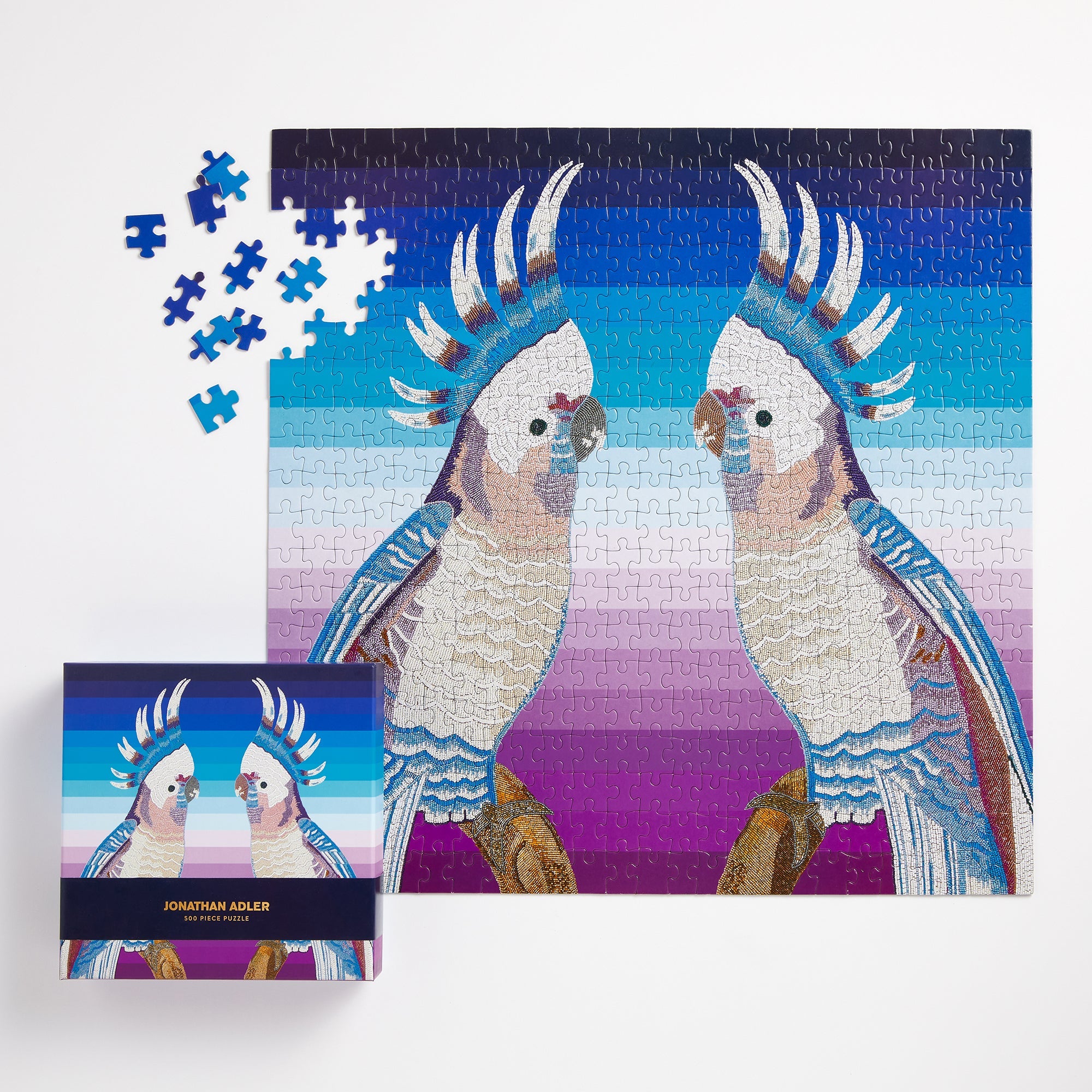 galison-jonathan-adler-parrots-puzzle-500-teile-papagei image 6