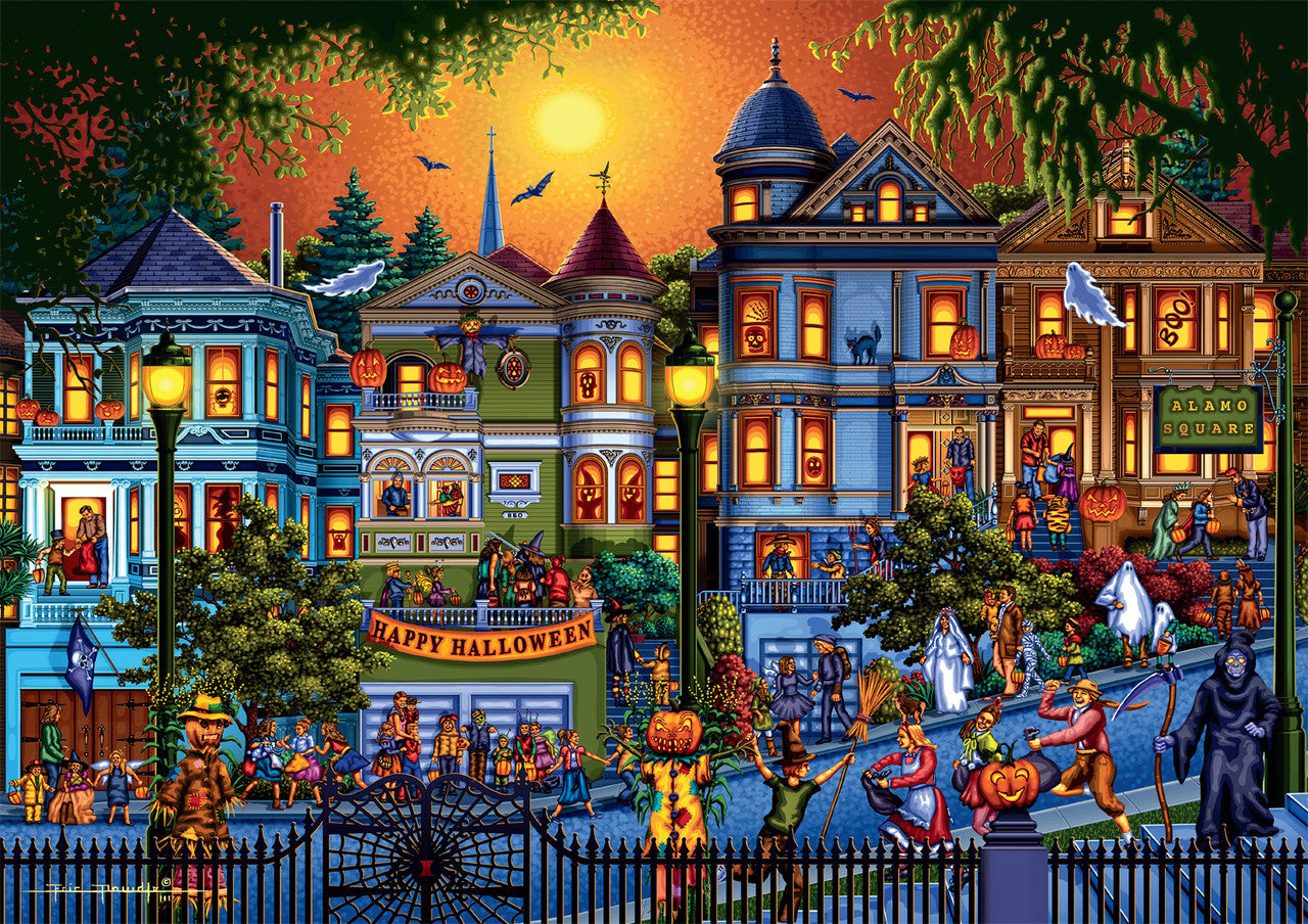 buffalo-games-trick-or-treat-puzzle-300-teile-large-pieces-halloween image 1