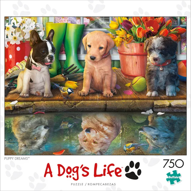 buffalo-games-a-dog-s-life-puppy-dreams-750-teile-puzzle-hunde image 1