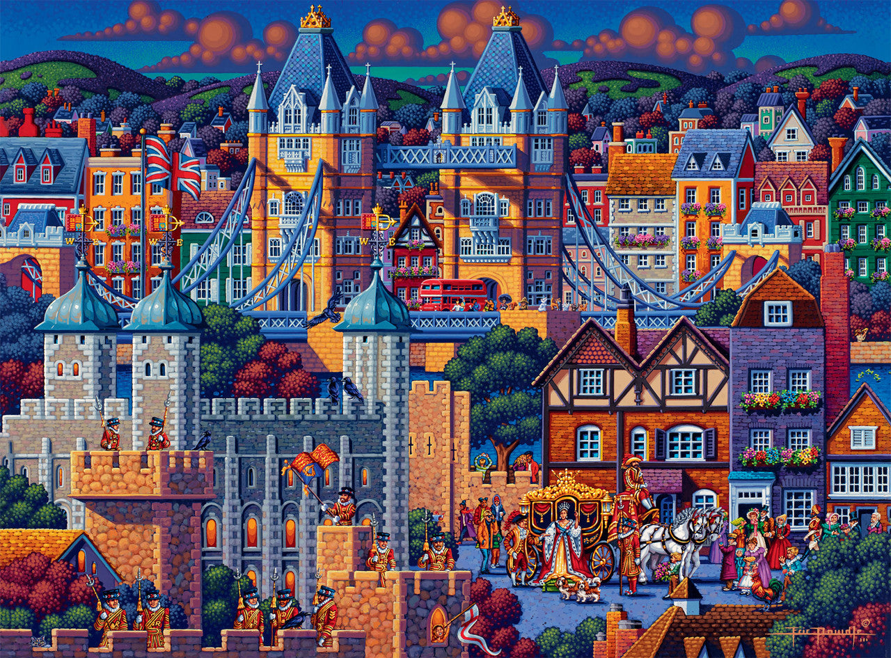 buffalo-games-dowdle-london-tower-1000-teile-puzzle image 1