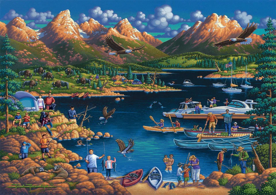 buffalo-games-eric-dowdle-grand-teton-puzzle-300-teile-large image 1