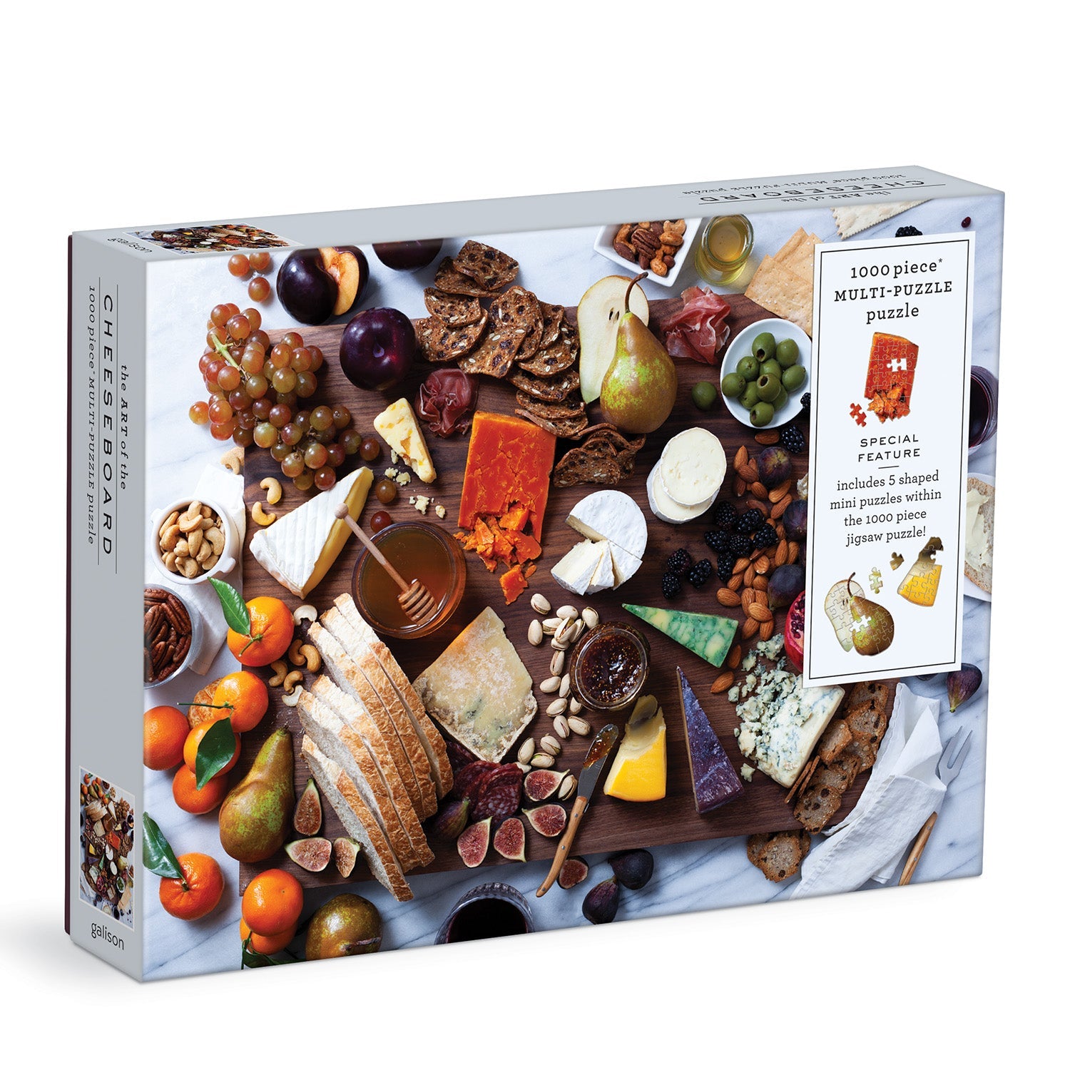 galison-art-of-the-cheeseboard-puzzle-1000-teile-mit-mini-puzzles image 1