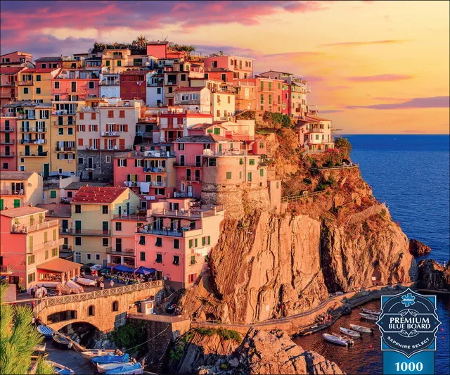 buffalo-games-sapphire-select-cinque-terre-sunset-1000-teile-puzzle-italien image 1