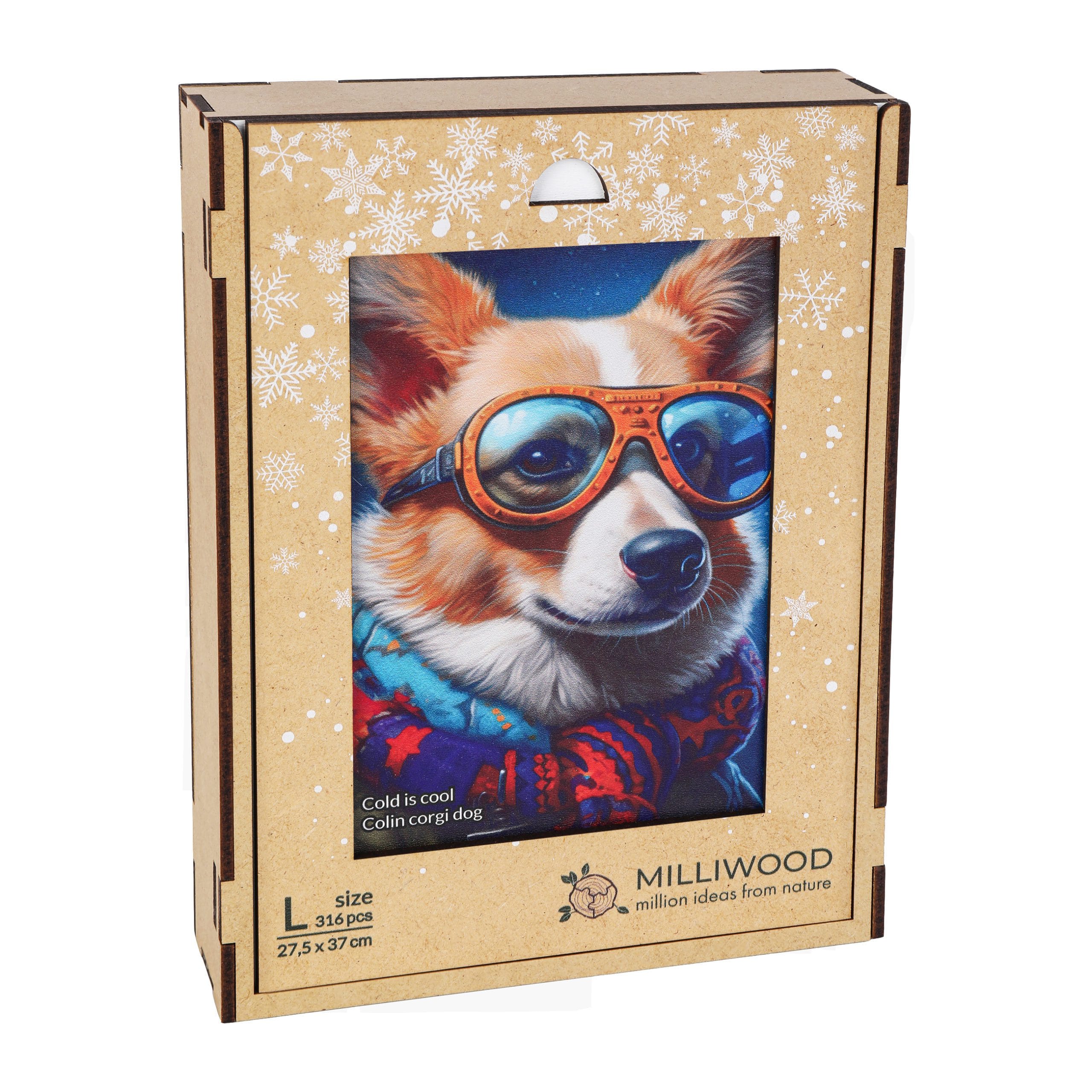 milliwood-cold-is-cool-holzpuzzle-hund-colin-316-teile image 5