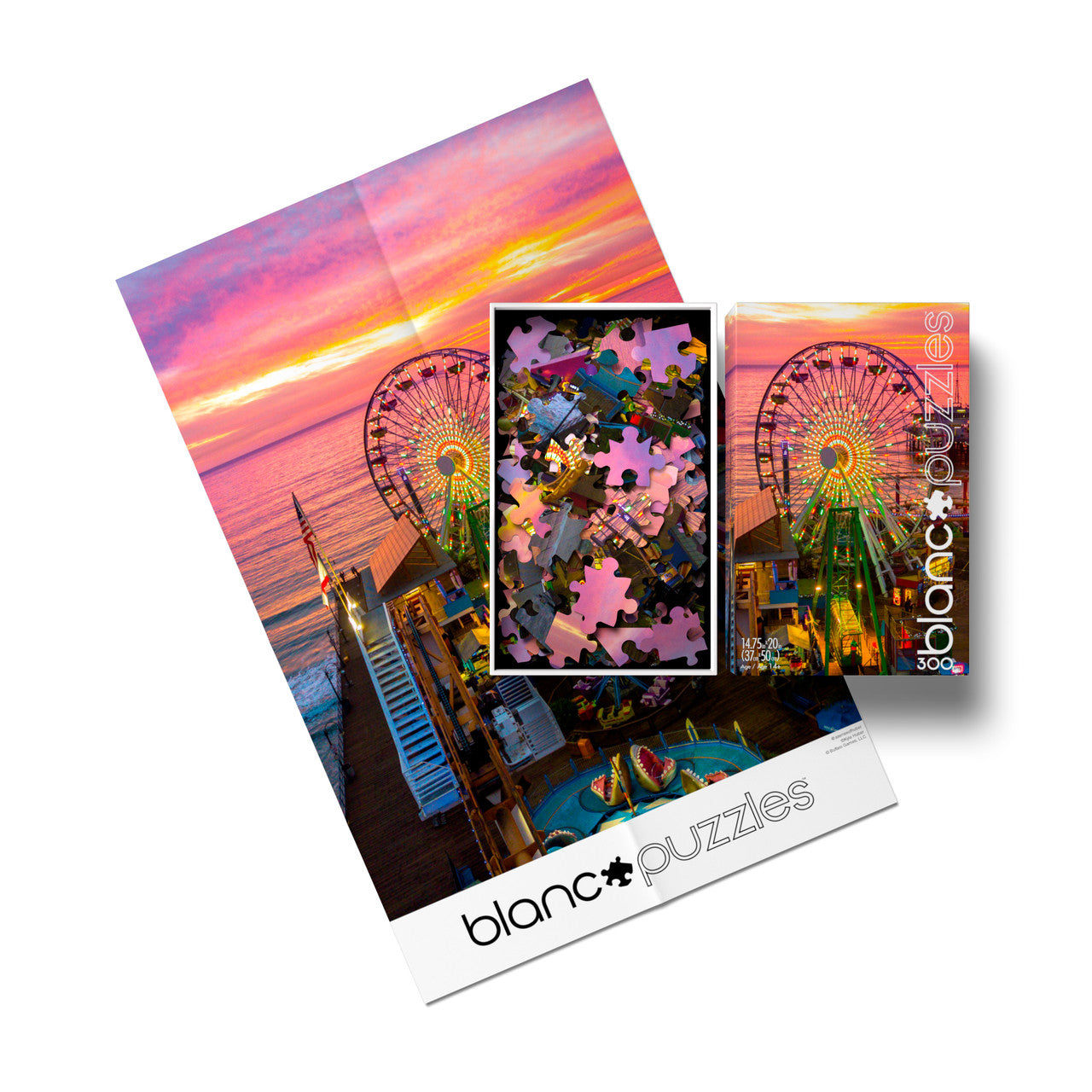 buffalo-games-blanc-santa-monica-pier-puzzle-300-teile image 5