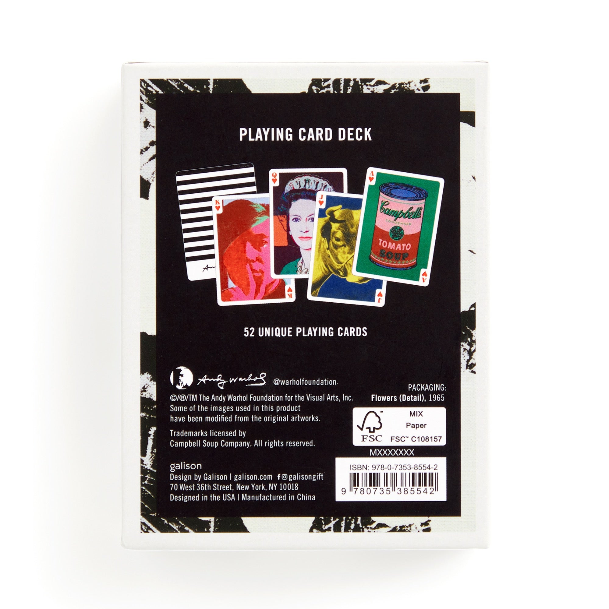 galison-warhol-pop-art-spielkarten-standard-deck-kunst image 6
