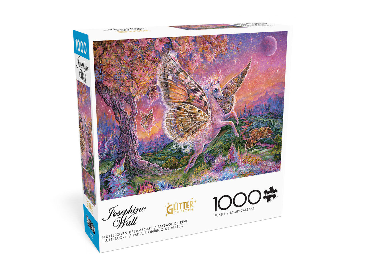 buffalo-games-josephine-wall-fluttercorn-dreamscape-puzzle-1000-teile-glitzer image 4