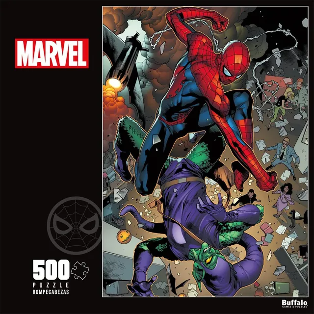 buffalo-games-marvel-go-down-swinging-500-teile-puzzle image 1
