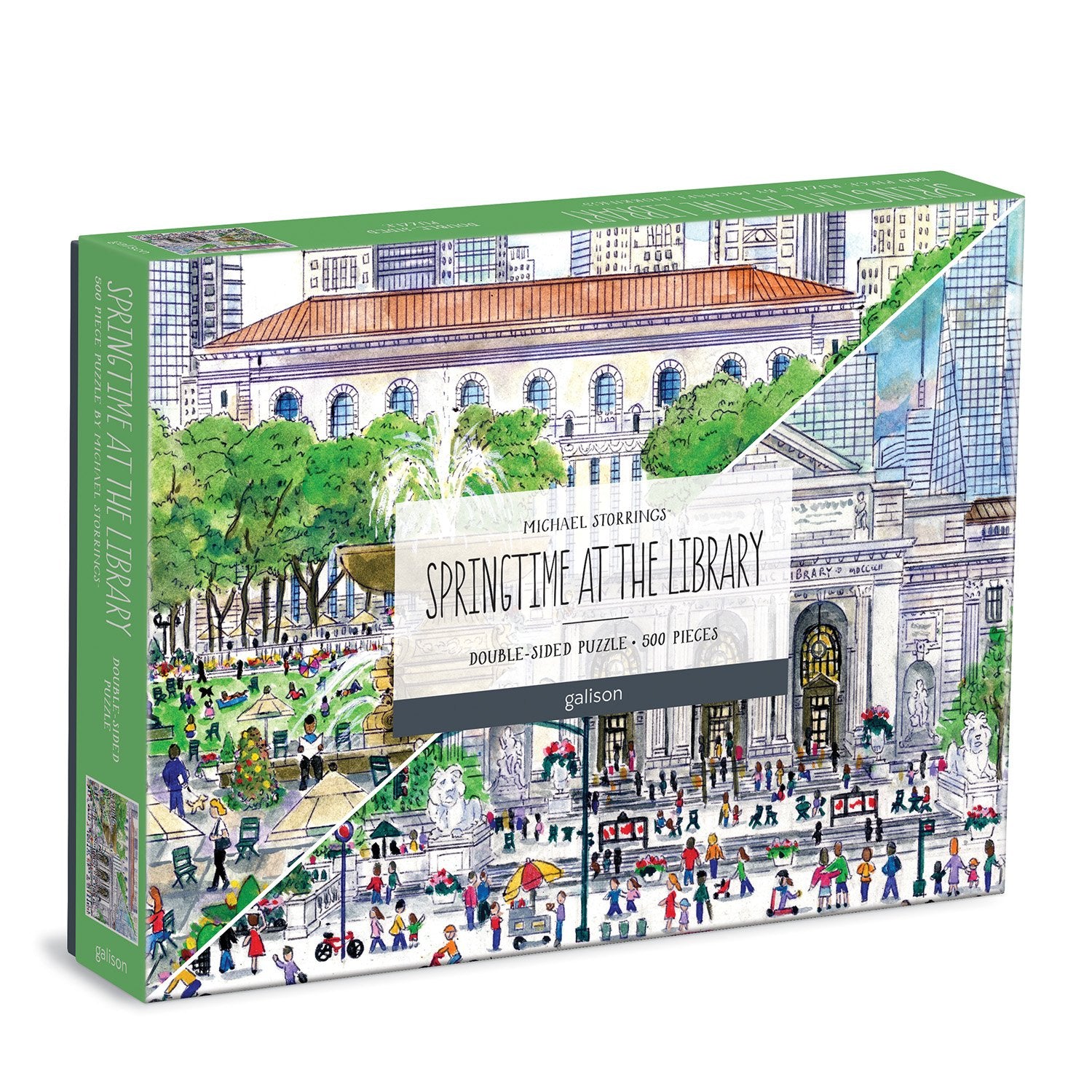 galison-storrings-springtime-library-500-teile-puzzle-beidseitig image 1