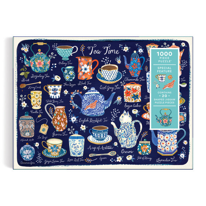 galison-tea-time-puzzle-1000-teile-mit-20-sonderformen image 2