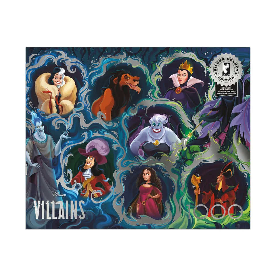 ceaco-silver-select-disney-villains-1000-teile-puzzle-b-sewichte image 1
