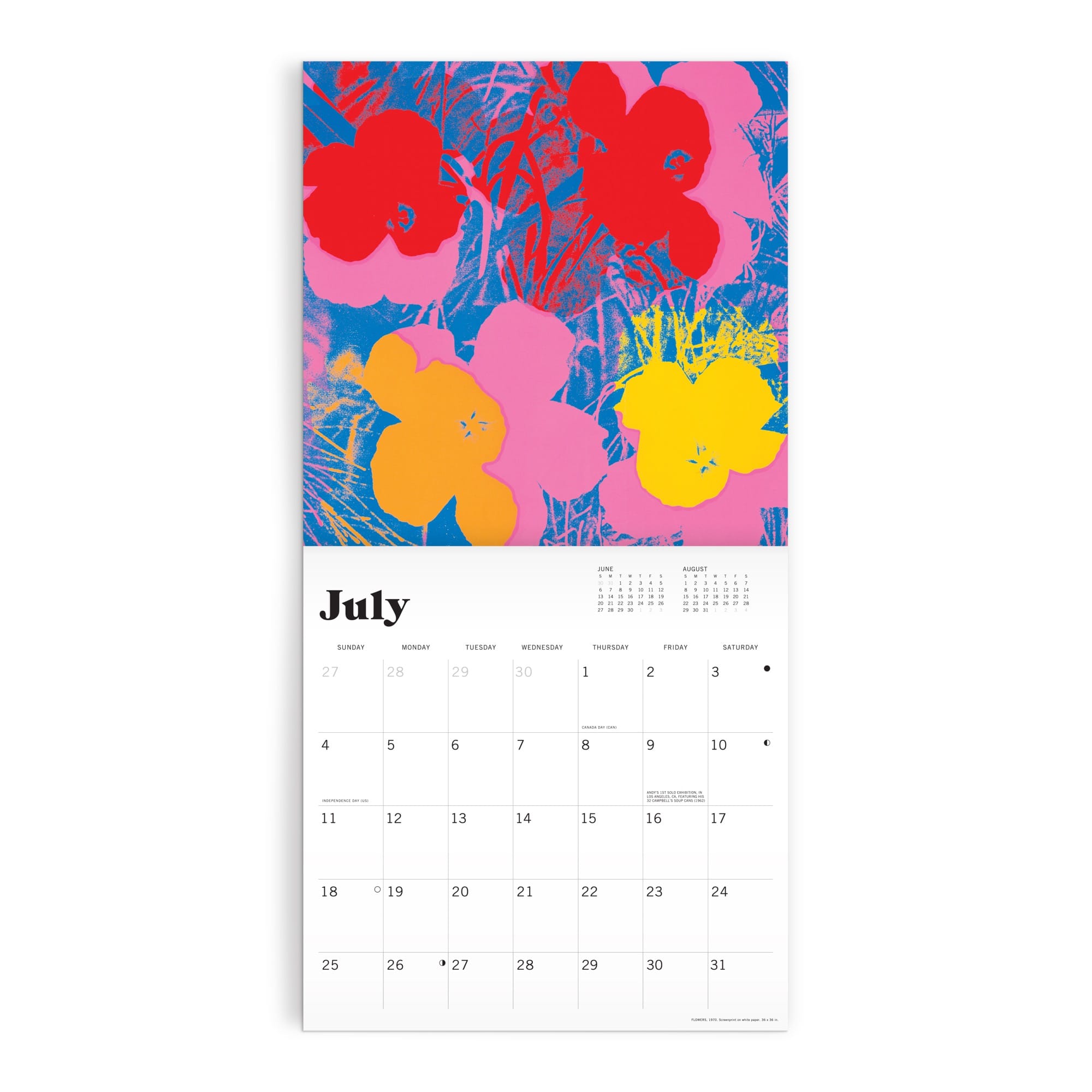 galison-andy-warhol-wandkalender-2027-12x12-pop-art image 4