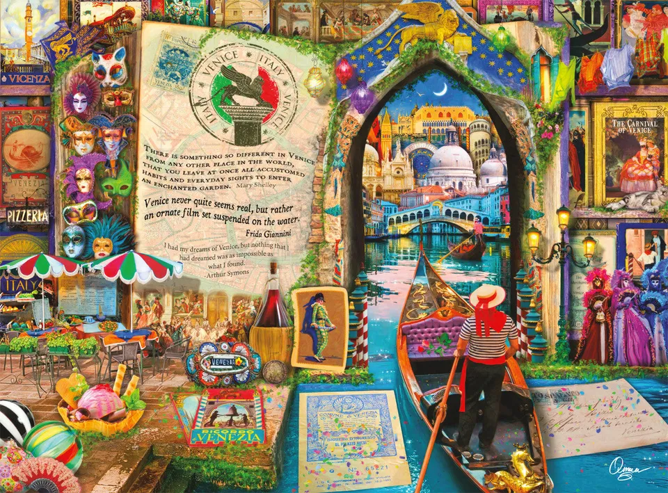 buffalo-games-life-is-an-open-book-venice-puzzle-1000-teile-venedig image 1