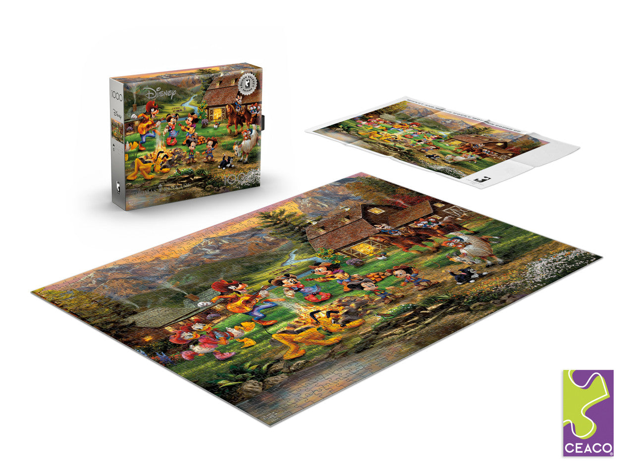 buffalo-games-kinkade-mickey-minnie-puzzle-1000-teile image 3
