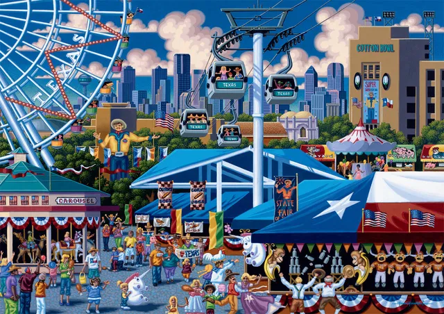 buffalo-games-eric-dowdle-state-fair-puzzle-300-teile-xxl image 1