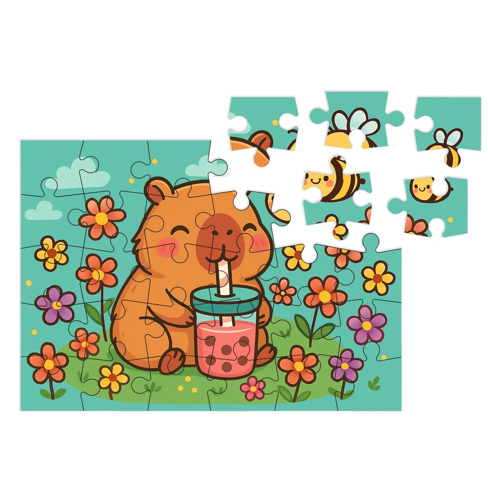 milliwood-puzzle-klasyczne-kapibara-puzzle-30-teile-ab-4-jahre image 1