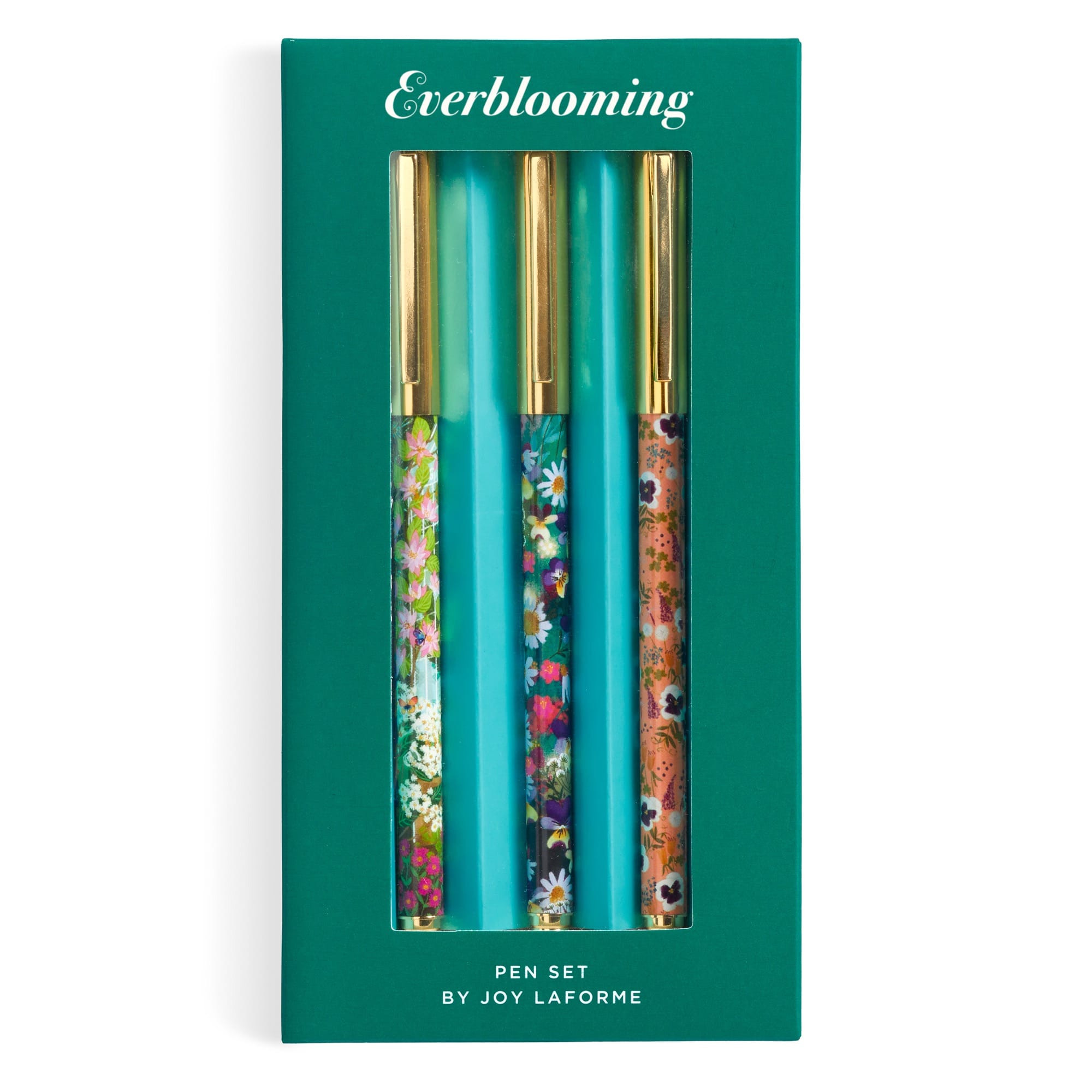 galison-joy-laforme-everblooming-kugelschreiber-set-3er-floral image 1