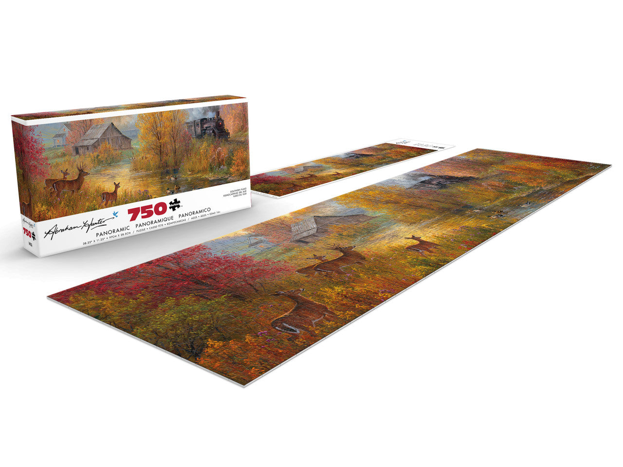 buffalo-games-southern-rails-750-teile-panorama-puzzle-herbst image 3