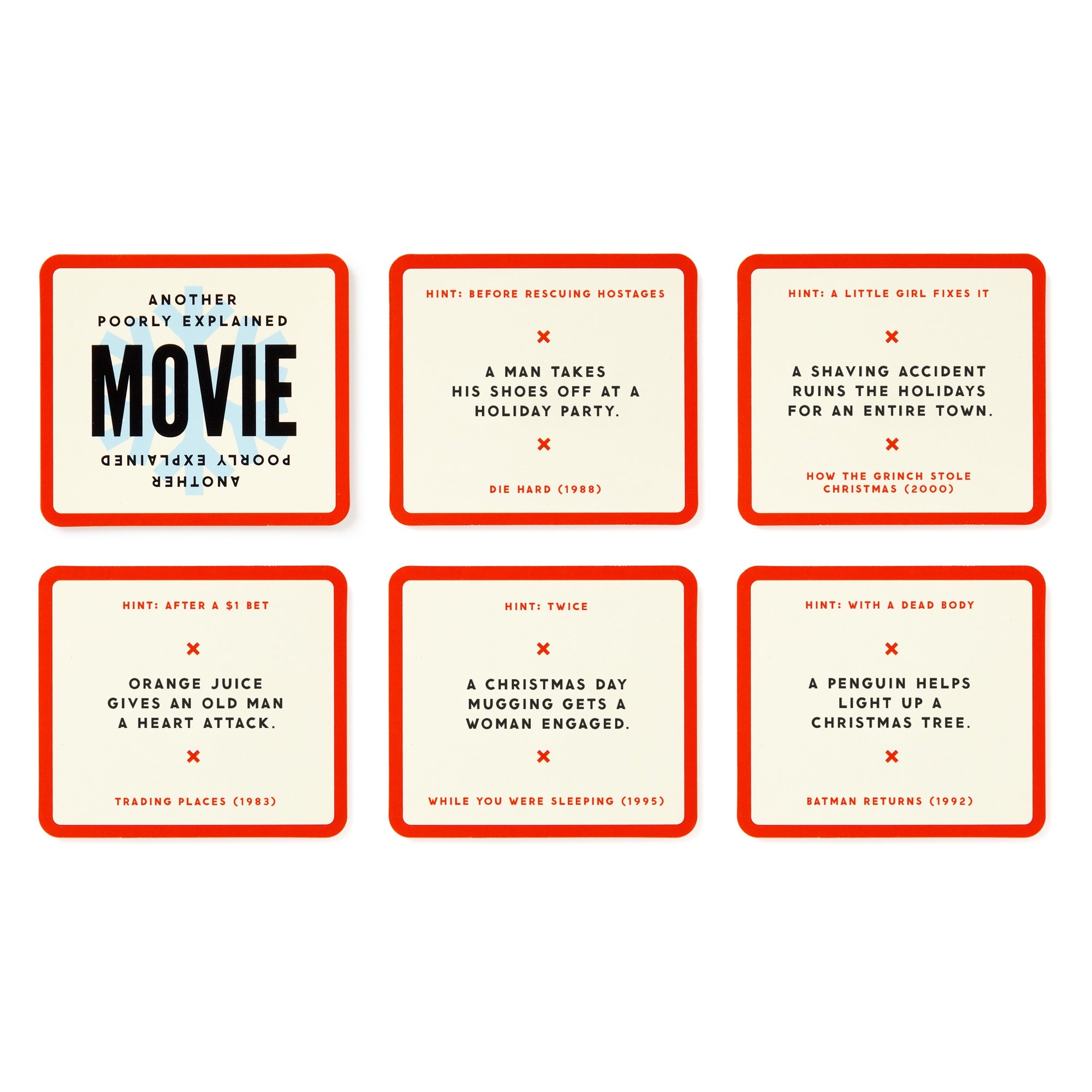 galison-mini-poorly-explained-movies-spiel-holiday-edition image 6