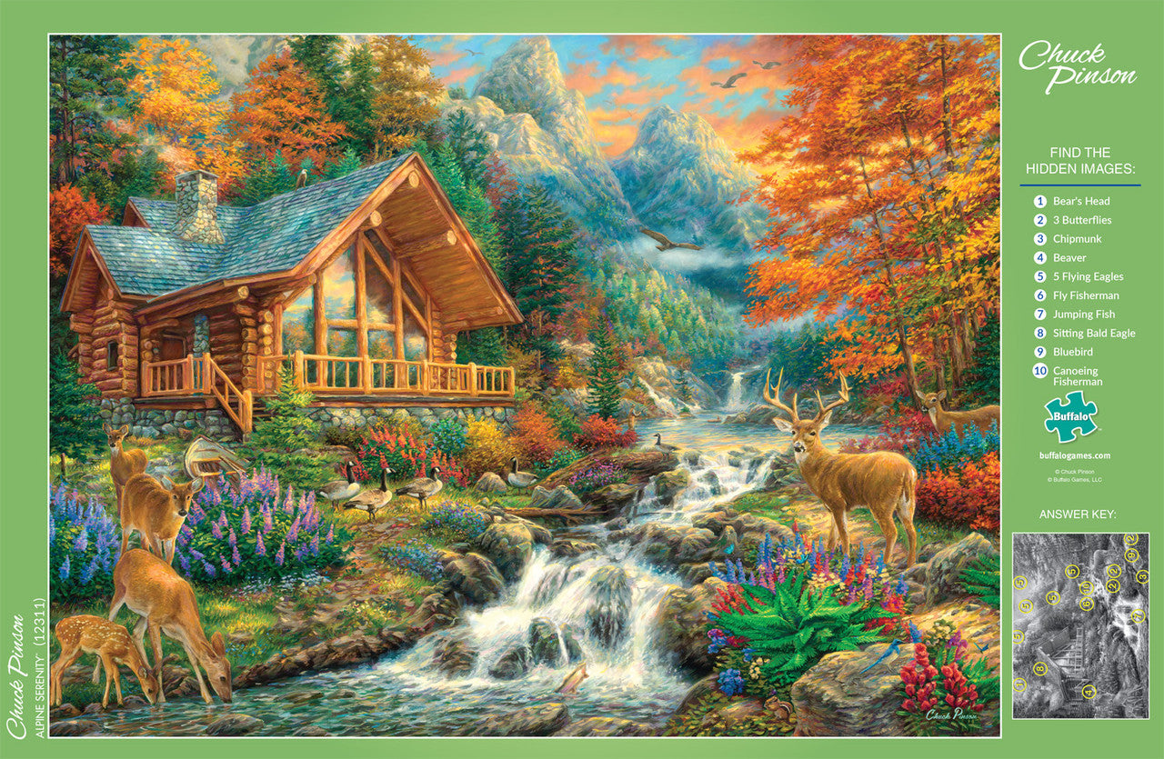 buffalo-games-chuck-pinson-alpine-serenity-1000-teile-puzzle image 3