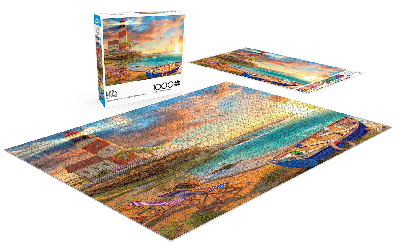 buffalo-games-lars-stewart-serene-ocean-1000-teile-puzzle-meer image 4