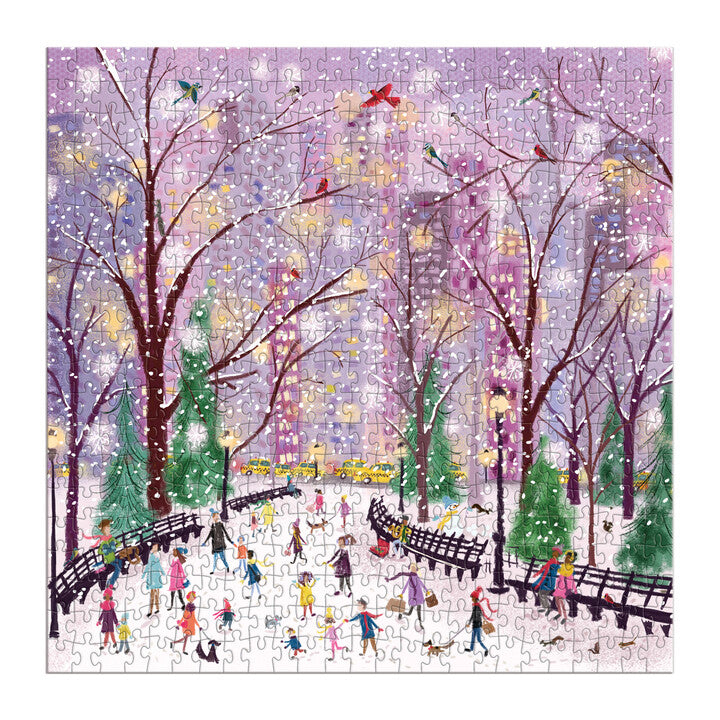 galison-snowy-night-500-teile-puzzle-winter image 3