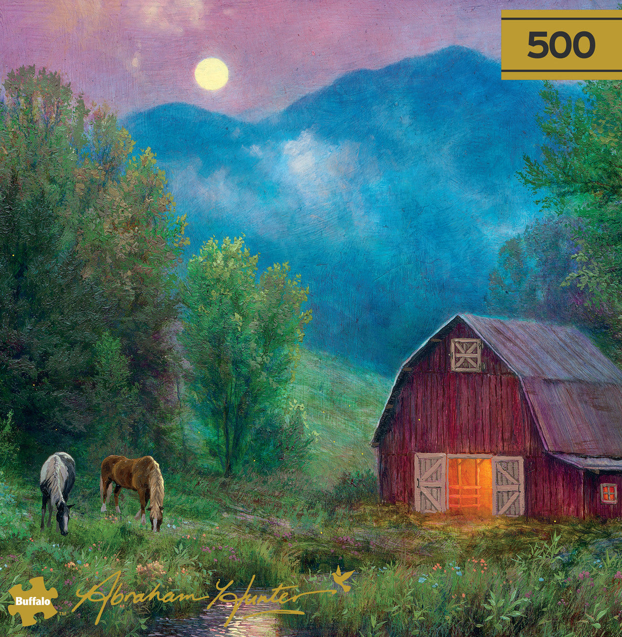 buffalo-games-moment-of-peace-500-teile-puzzle-gold-box image 1