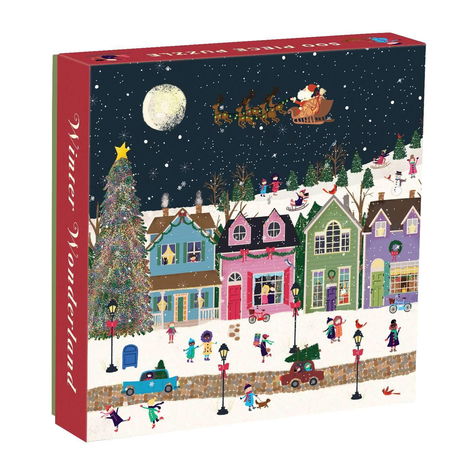 galison-winter-wonderland-500-teile-puzzle-weihnachten image 1