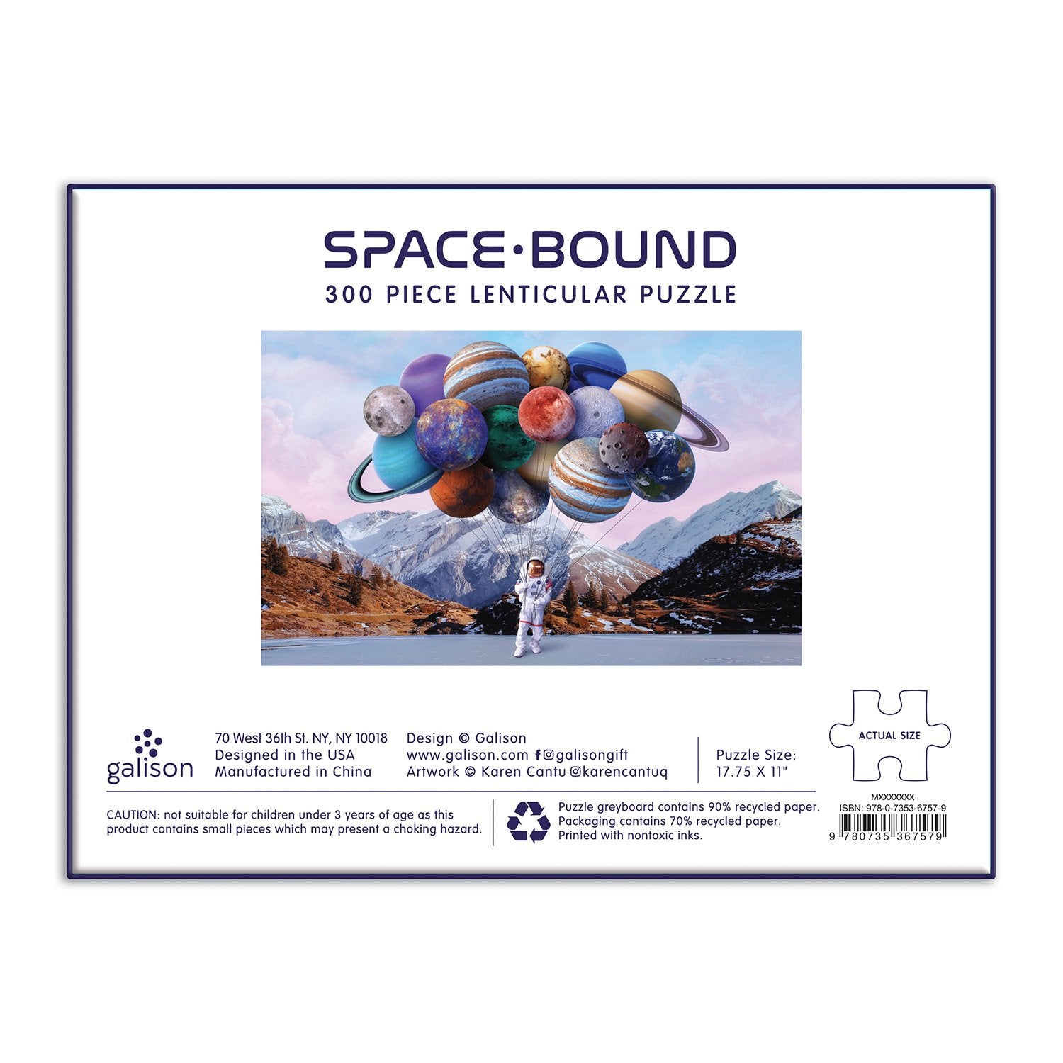 galison-space-bound-puzzle-300-teile-lenticular-weltraum image 7