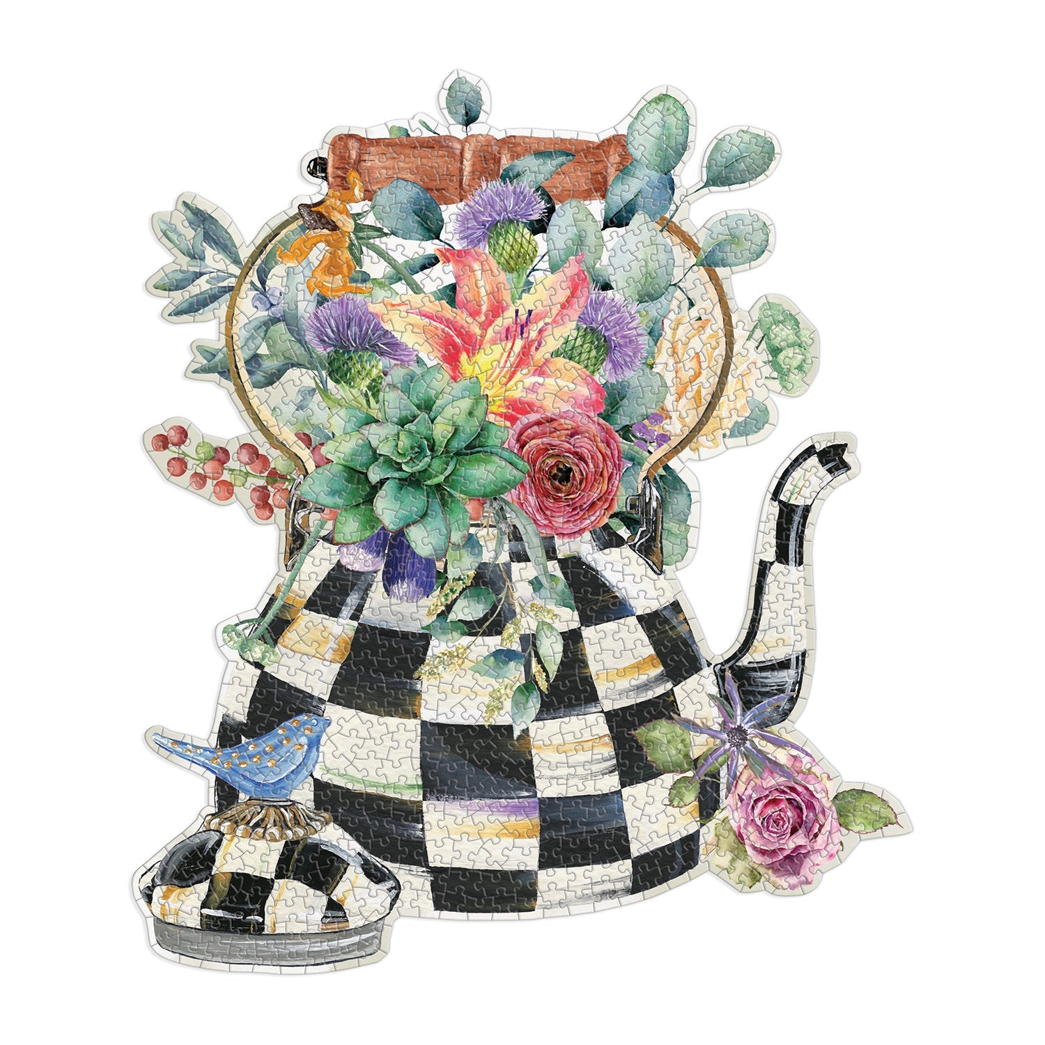 galison-blooming-kettle-puzzle-750-teile-teekanne-formpuzzle image 3