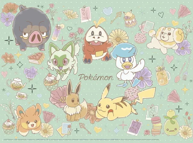 buffalo-games-pok-mon-flower-cafe-puzzle-1000-teile-pikachu image 1