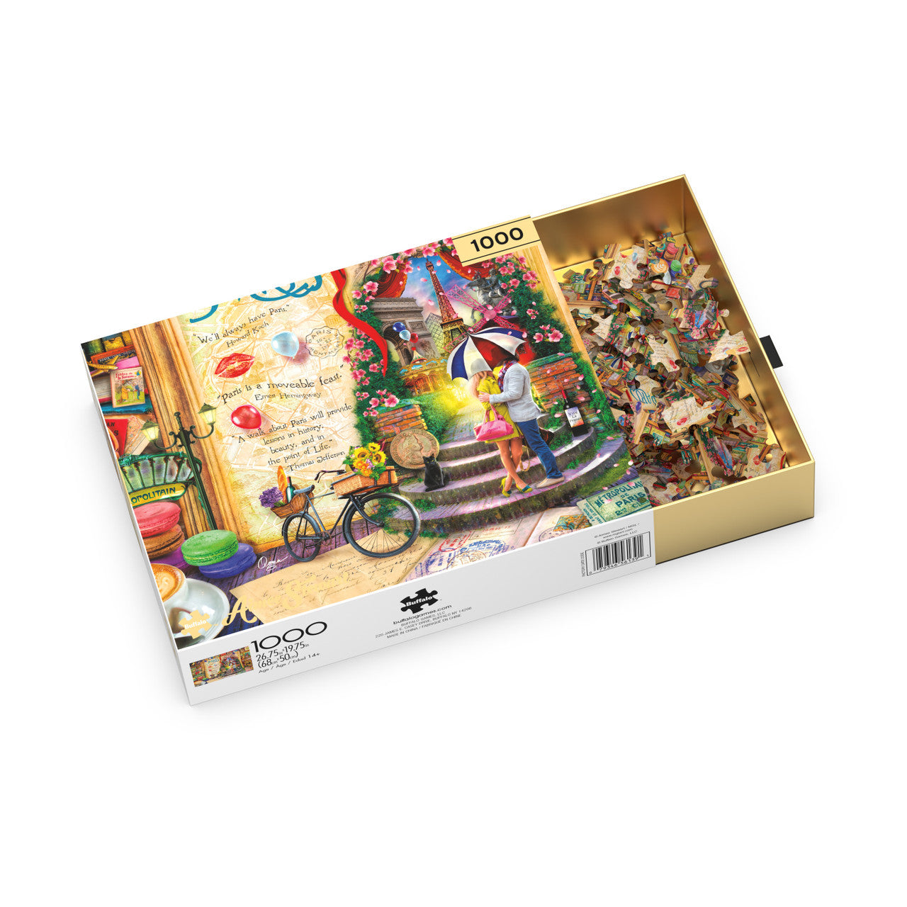 buffalo-games-paris-open-book-1000-teile-puzzle-eiffelturm image 5