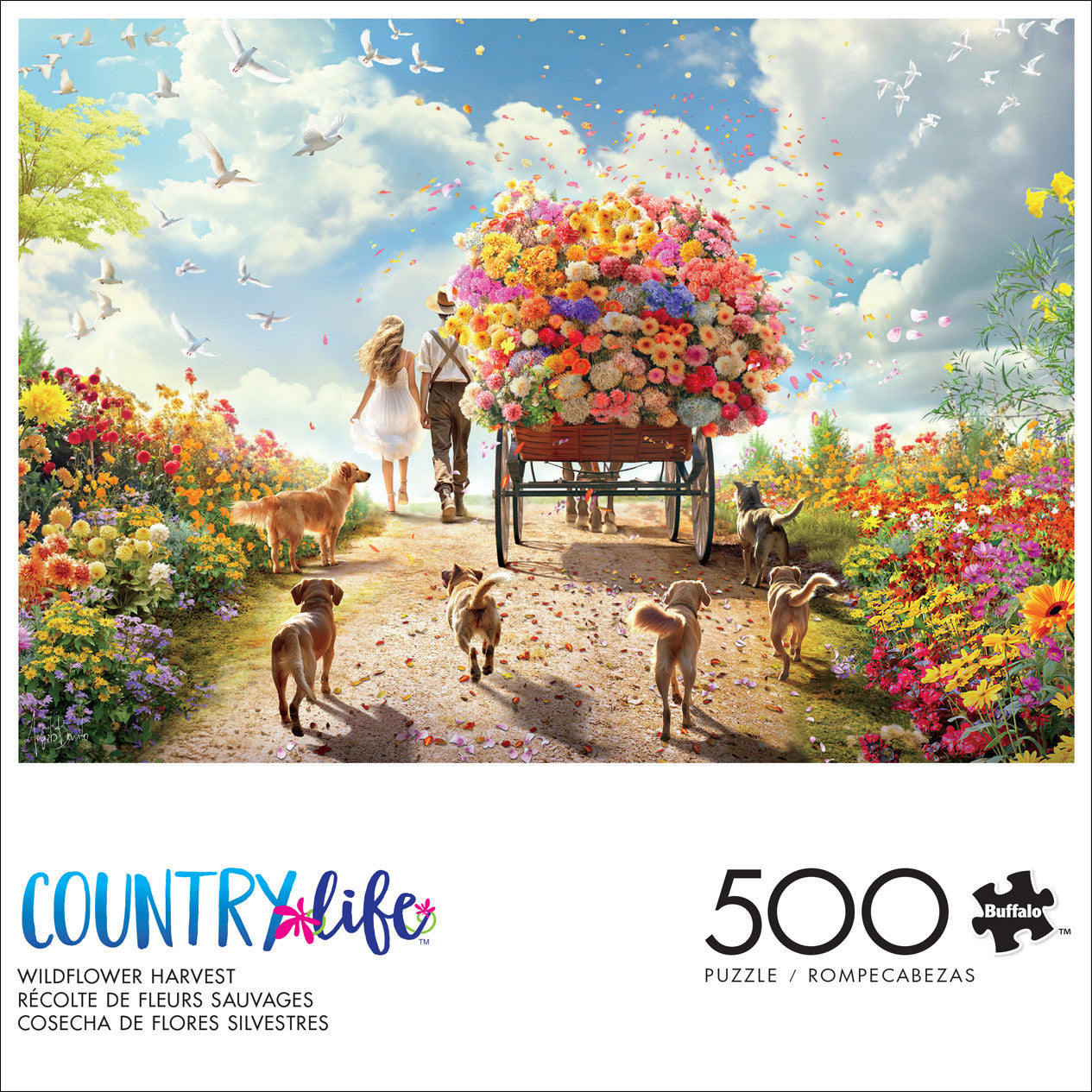 buffalo-games-country-life-wildflower-harvest-puzzle-500teile image 2