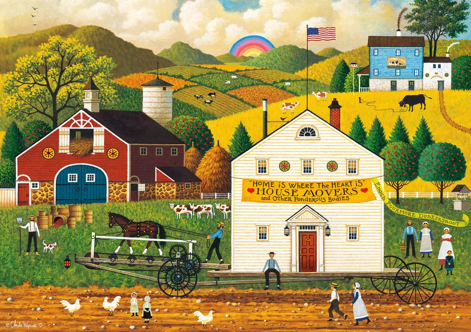buffalo-games-wysocki-house-movers-puzzle-500-teile-farm image 1
