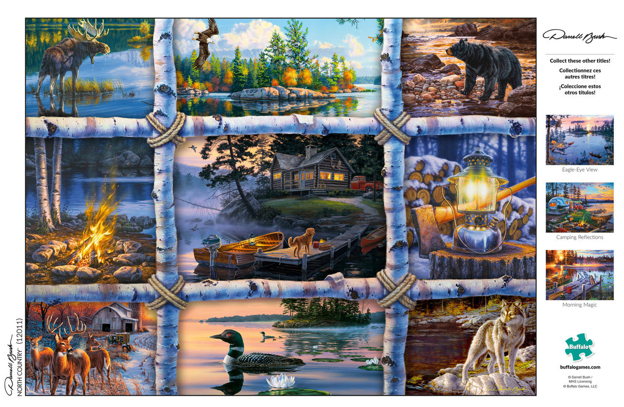 buffalo-games-darrell-bush-north-country-puzzle-1000-teile-tiere image 3