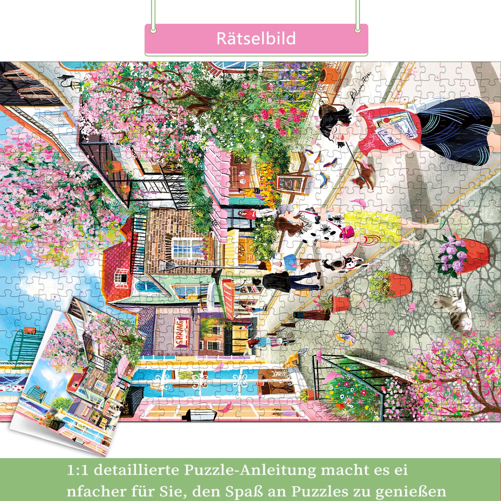 huadada-fr-hlingsbrise-gasse-500-teile-puzzle image 6