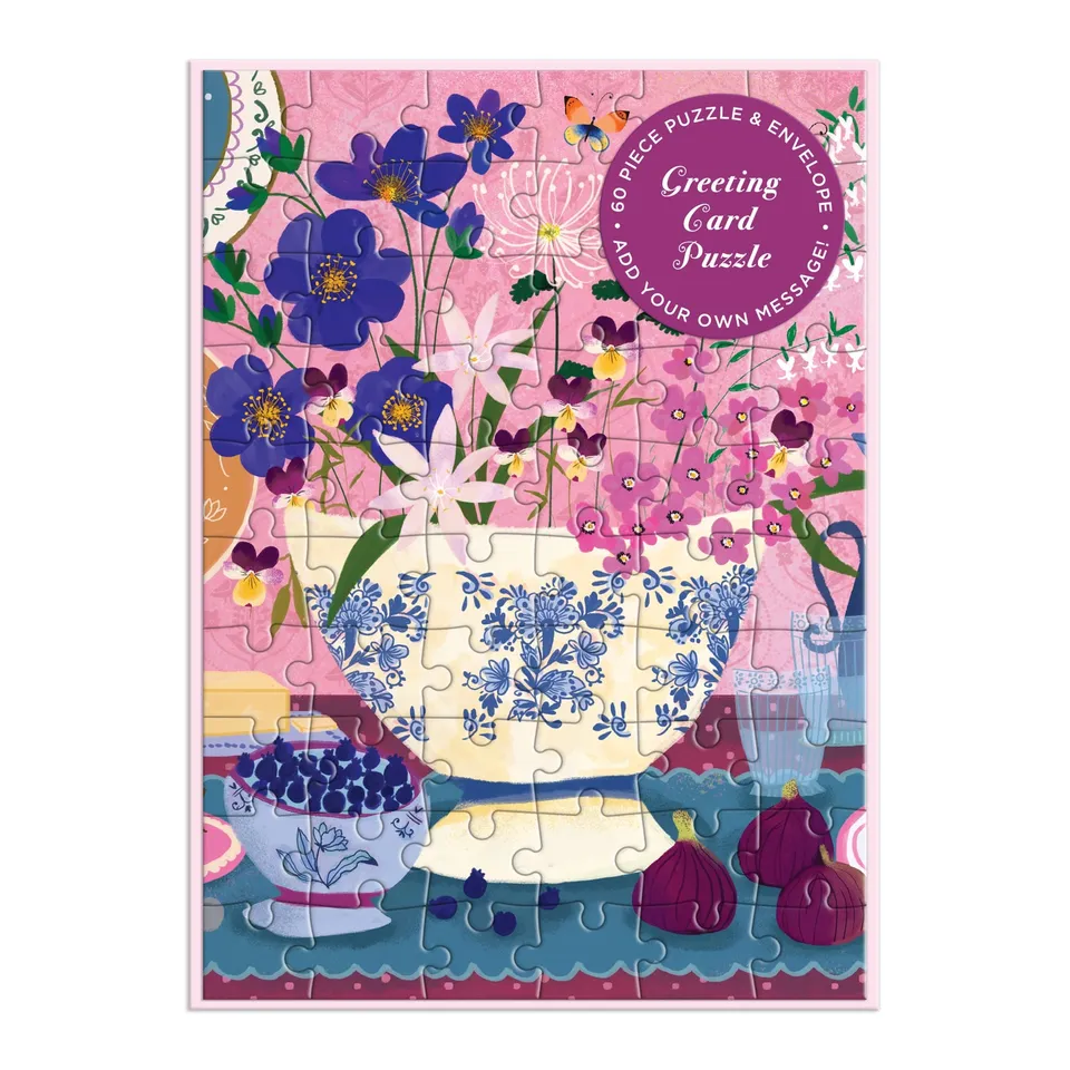 galison-joy-laforme-puzzle-60-teile-blumen-stillleben image 1
