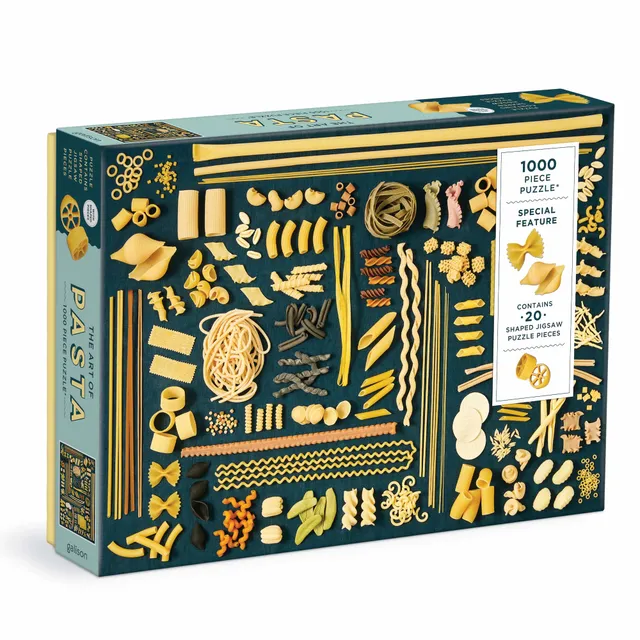 galison-art-of-pasta-puzzle-1000-teile-mit-formteilen image 1