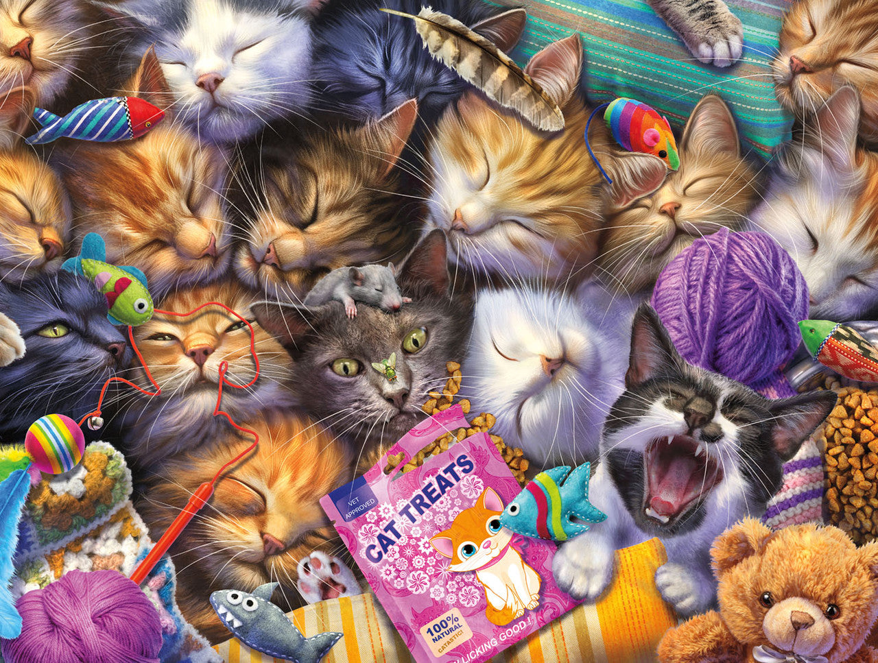 buffalo-games-cats-cat-nap-750-teile-puzzle-katzen image 1