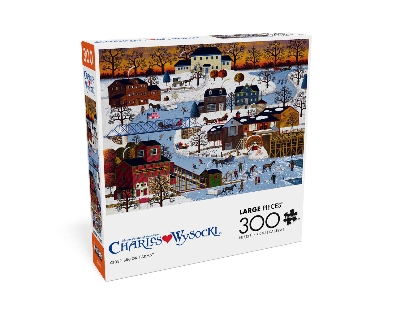 buffalo-games-charles-wysocki-cider-brook-farms-puzzle-300-teile-winter image 4