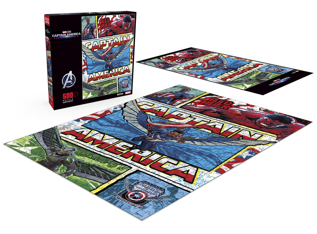 buffalo-games-marvel-captain-america-brave-new-world-puzzle-500-teile image 4