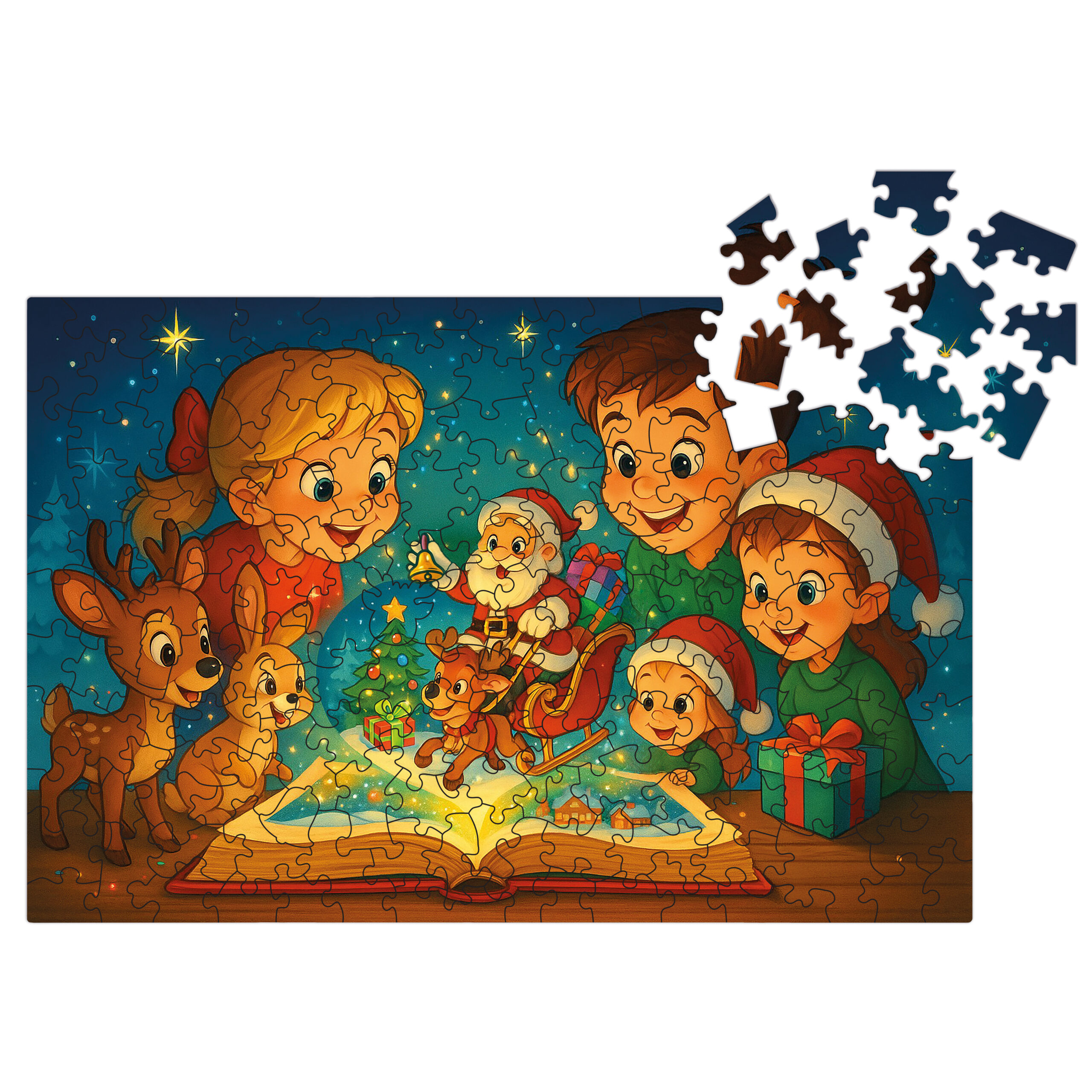 milliwood-christmas-weihnachtsm-rchen-holzpuzzle-150-teile-kinder image 1