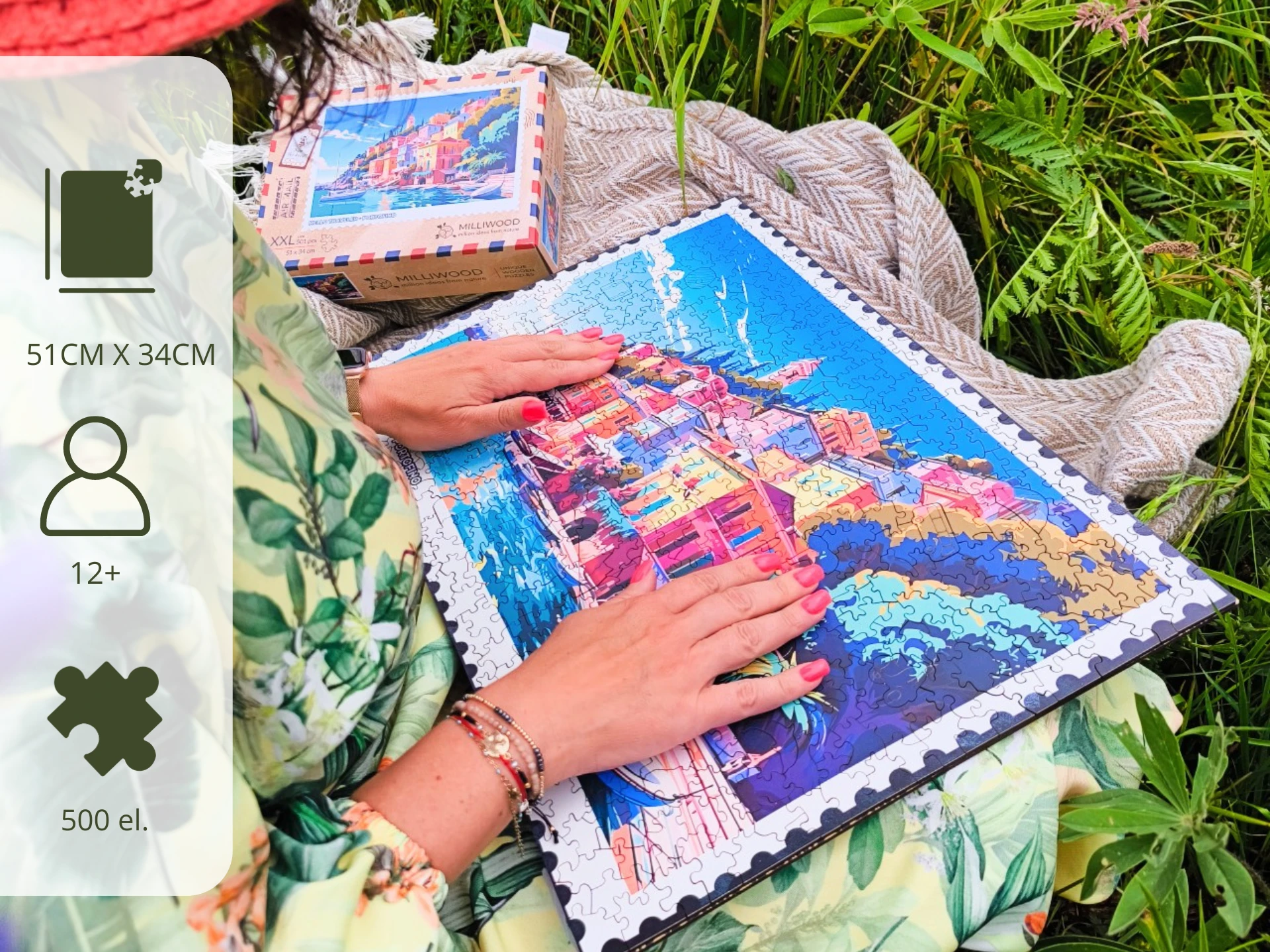 milliwood-hello-traveler-portofino-holzpuzzle-500-teile image 4